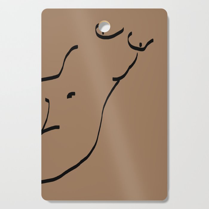 Nude Sketch Cutting Board Gallery Image 1