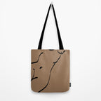 Nude Sketch Tote Bag Gallery Image 2