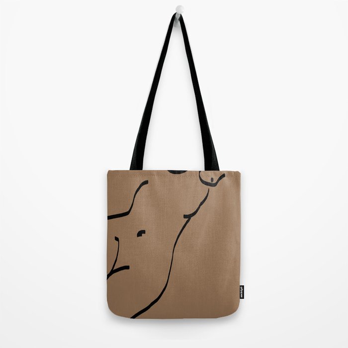 Nude Sketch Tote Bag Gallery Image 2