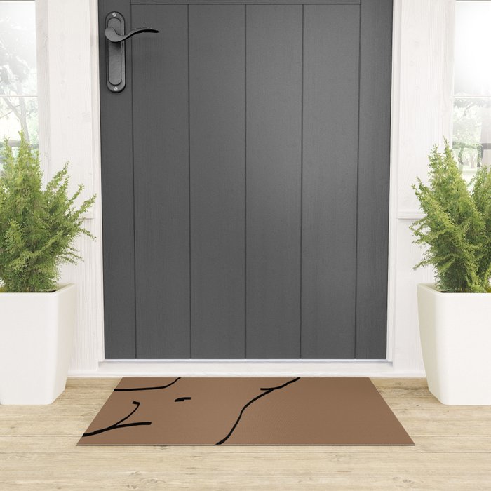 Nude Sketch Welcome Mat Gallery Image 3