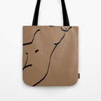 Nude Sketch Tote Bag Gallery Image 1