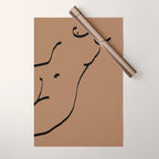 Nude Sketch Wrapping Paper Gallery Image 1