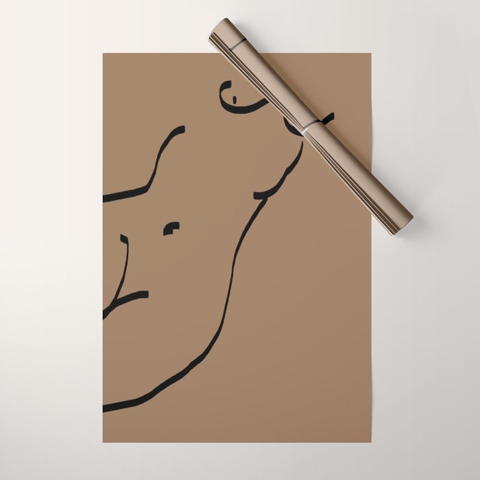 Nude Sketch Wrapping Paper Gallery Image 1
