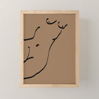 Nude Sketch Mini Art Print Gallery Image 1