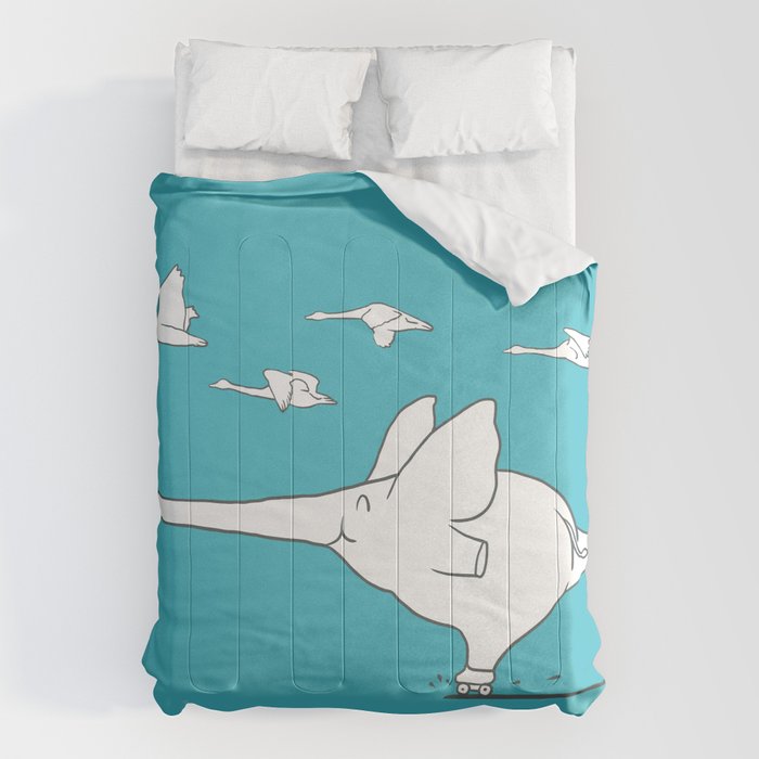 I'm like a swan Comforter Gallery Image 1