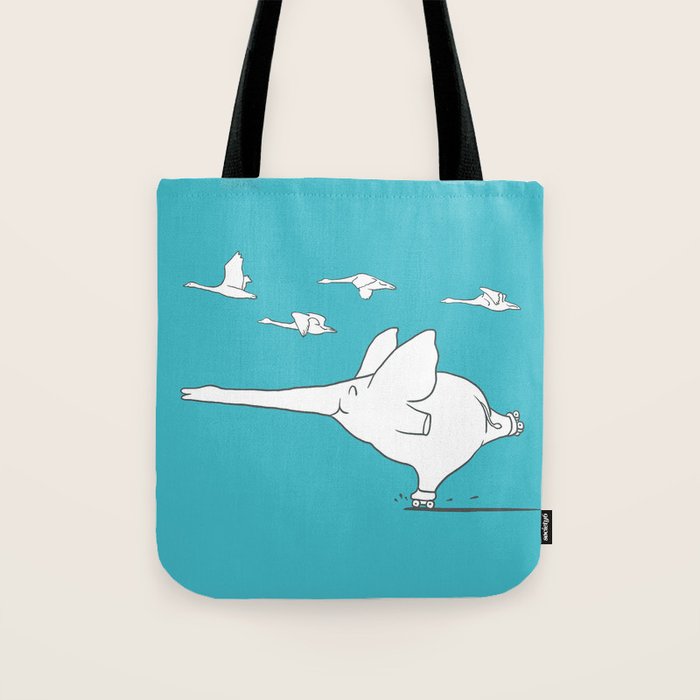 I'm like a swan Tote Bag Gallery Image 1