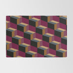 Cuboid Mid Century Abstract Shapes Pattern IV Rug Gallery Image 2