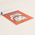 Lucky Cat Illustration Yoga Mat Gallery Image 2