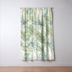 Green Tropical Leaves Window Curtain Gallery Image 3