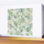 Green Tropical Leaves Wall Mural Gallery Image 2