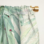 Green Tropical Leaves Window Curtain Gallery Image 2