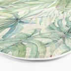Green Tropical Leaves Bath Mat Gallery Image 3
