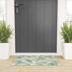 Green Tropical Leaves Welcome Mat Gallery Image 3