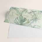 Green Tropical Leaves Wrapping Paper Gallery Image 2