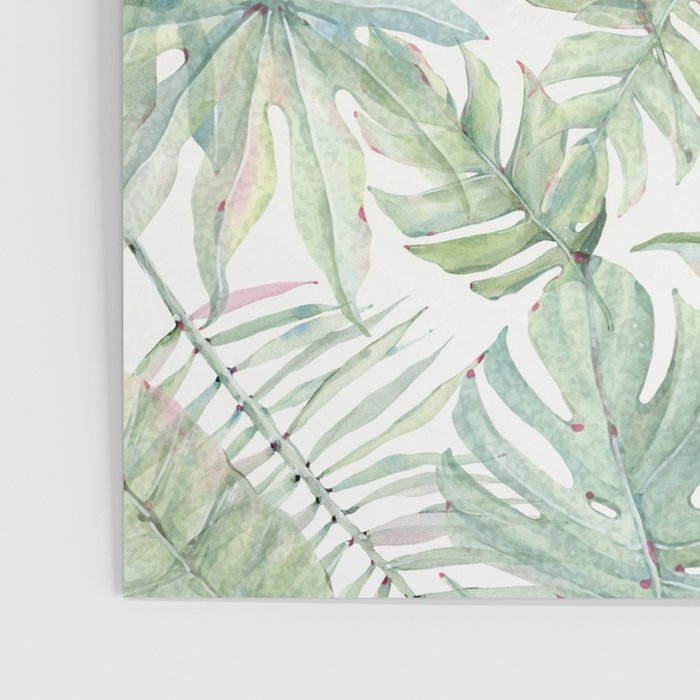 Green Tropical Leaves Poster Gallery Image 3