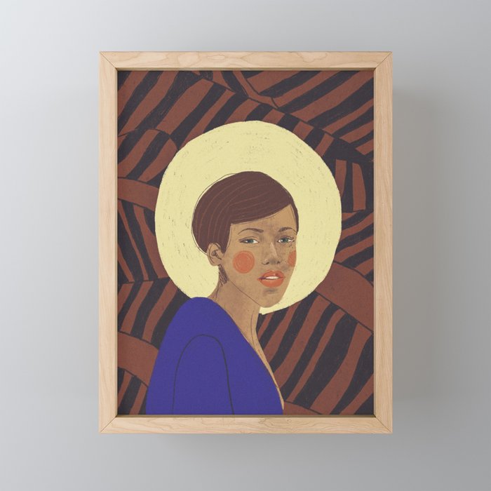 Her halo Mini Art Print Gallery Image 1