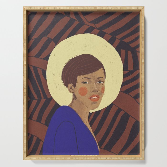 Her halo Serving Tray Gallery Image 1