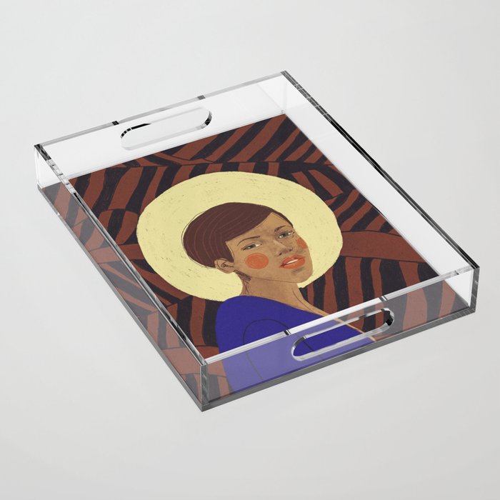 Her halo Acrylic Tray Gallery Image 1