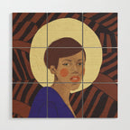 Her halo Wood Wall Art Gallery Image 1