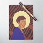 Her halo Wrapping Paper Gallery Image 1