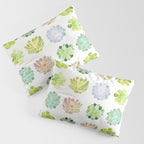 Spring Succulents Pillow Sham Gallery Image 3