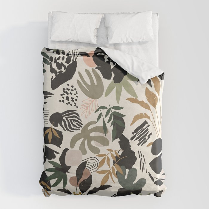 Modern simple jungle 52 Duvet Cover Gallery Image 1