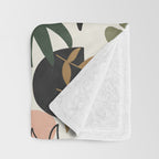 Modern simple jungle 52 Throw Blanket Gallery Image 3