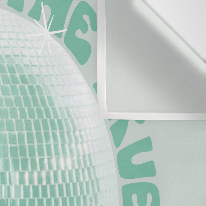 Happiness Is The True Measure of Success in Mint Wall Tapestry Gallery Image 3
