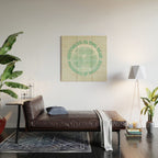 Happiness Is The True Measure of Success in Mint Wood Wall Art Gallery Image 2