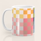 Checkerboard Checkered Checked Check Chessboard Pattern in Polychrome Multicolor Colors Coffee Mug Gallery Image 3