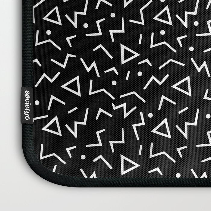 Memphis Pattern 11 - 80s Retro Laptop Sleeve Gallery Image 3