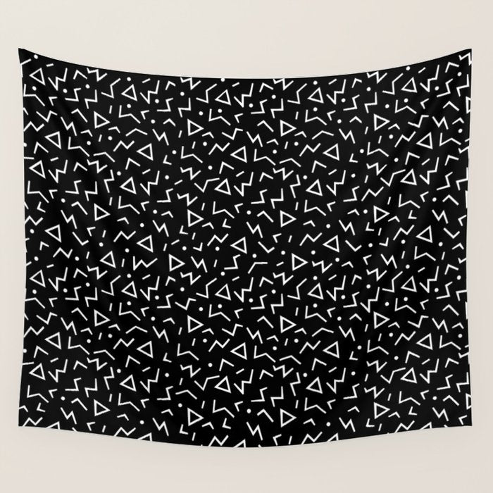 Memphis Pattern 11 - 80s Retro Wall Tapestry Gallery Image 1