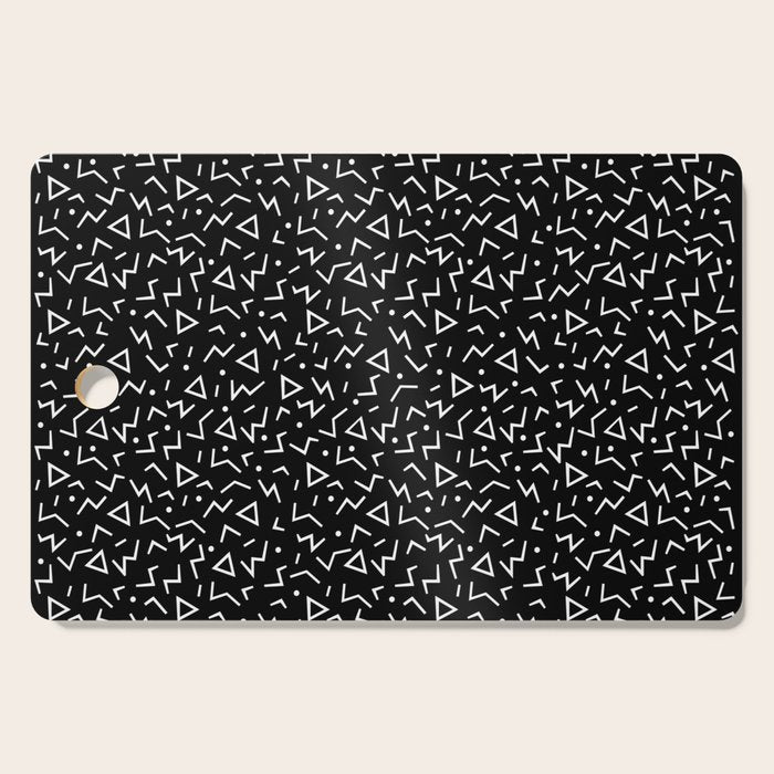 Memphis Pattern 11 - 80s Retro Cutting Board Gallery Image 1