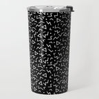 Memphis Pattern 11 - 80s Retro Travel Mug Gallery Image 2