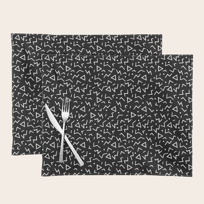 Memphis Pattern 11 - 80s Retro Placemat Gallery Image 1