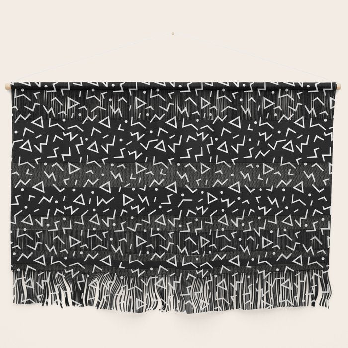 Memphis Pattern 11 - 80s Retro Wall Hanging Gallery Image 1