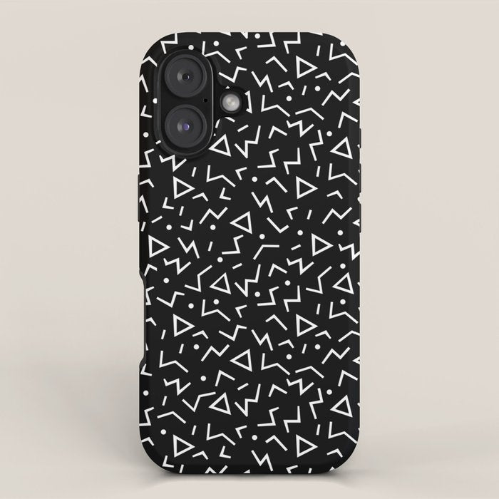 Memphis Pattern 11 - 80s Retro iPhone Case Gallery Image 1