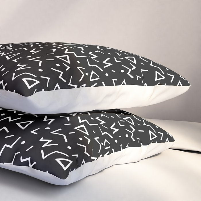 Memphis Pattern 11 - 80s Retro Pillow Sham Gallery Image 3