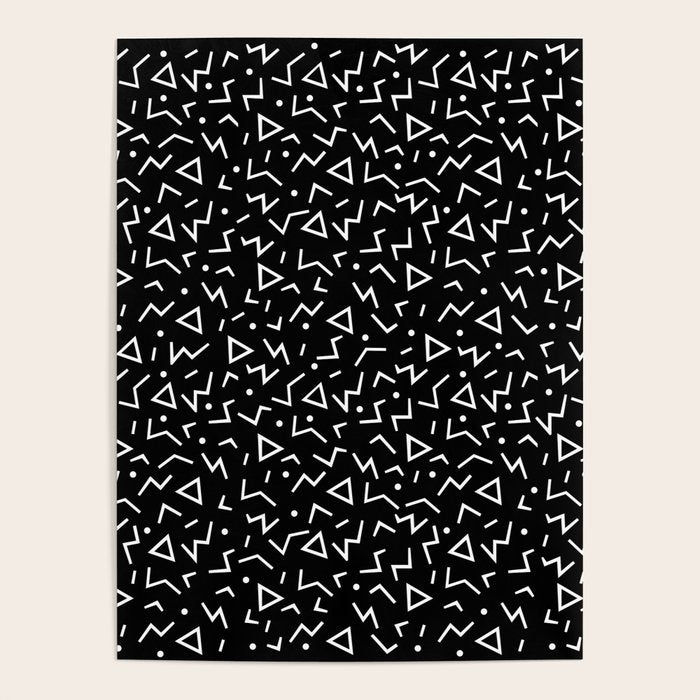 Memphis Pattern 11 - 80s Retro Poster Gallery Image 1