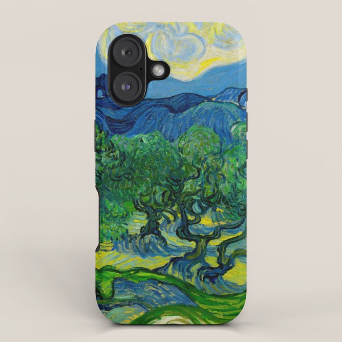 Olive Trees by Vincent Van Gogh Oil Painting iPhone Case Gallery Image 1