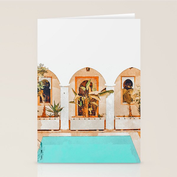 Turkish Holiday #painting #travel Stationery Card Gallery Image 2