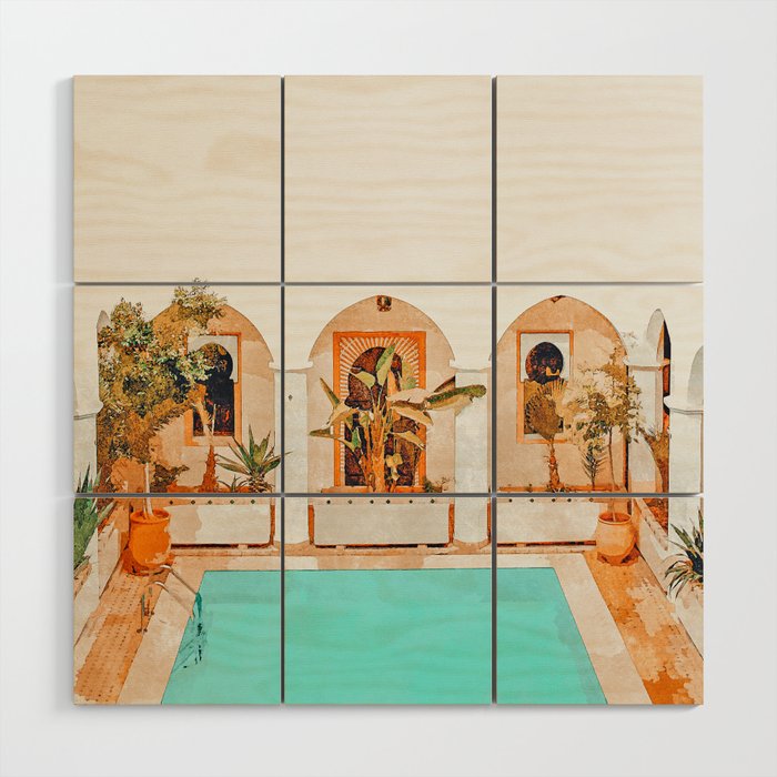 Turkish Holiday #painting #travel Wood Wall Art Gallery Image 1