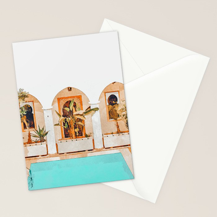 Turkish Holiday #painting #travel Stationery Card Gallery Image 2