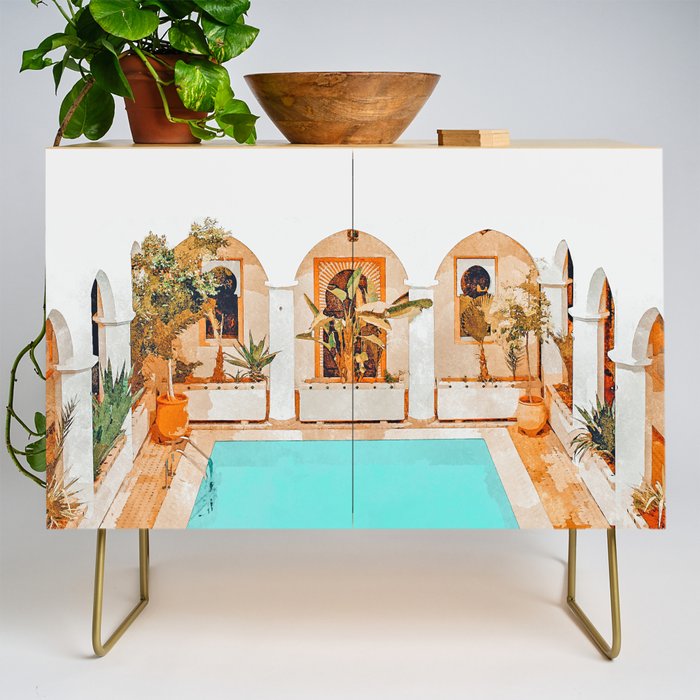 Turkish Holiday #painting #travel Credenza Gallery Image 1