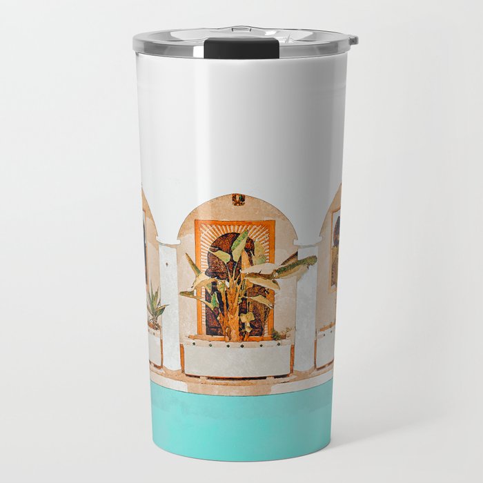 Turkish Holiday #painting #travel Travel Mug Gallery Image 1