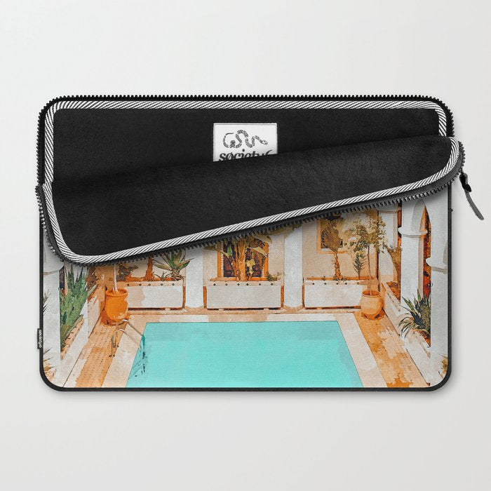 Turkish Holiday #painting #travel Laptop Sleeve Gallery Image 2