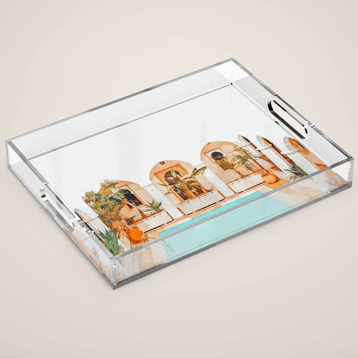 Turkish Holiday #painting #travel Acrylic Tray Gallery Image 1