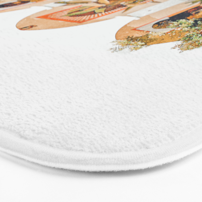 Turkish Holiday #painting #travel Bath Mat Gallery Image 3