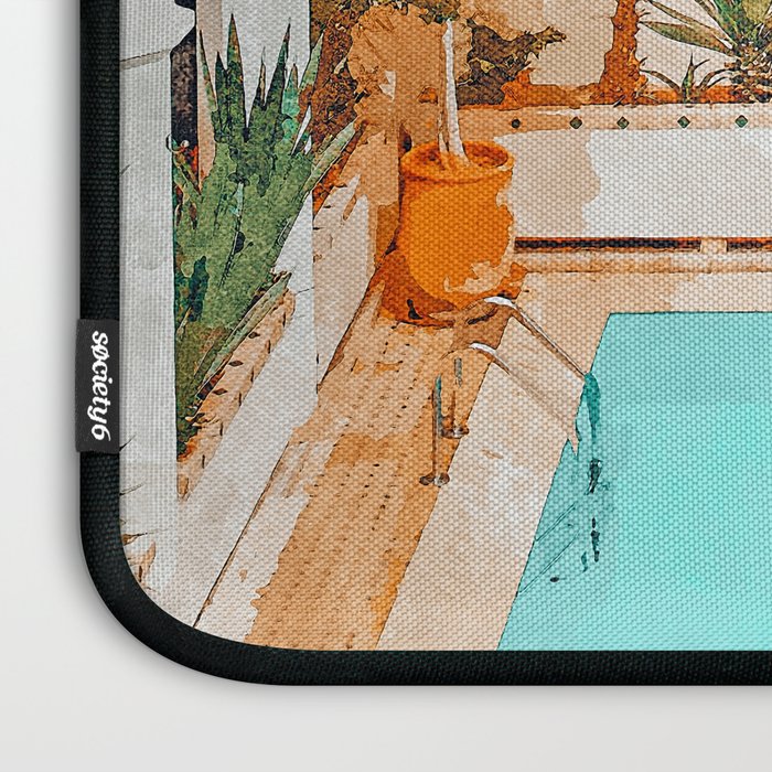 Turkish Holiday #painting #travel Laptop Sleeve Gallery Image 3