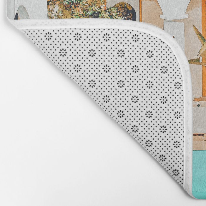 Turkish Holiday #painting #travel Bath Mat Gallery Image 2